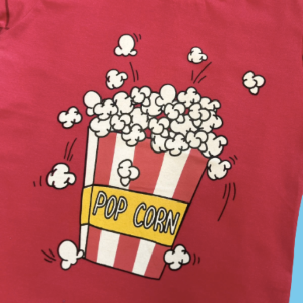 Blusa Popcorn Vibes - Rosa Pink - Imagem 3