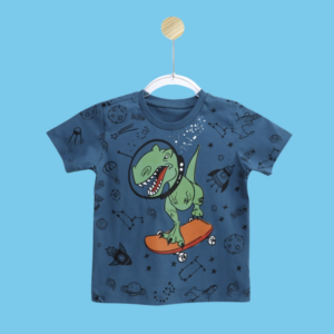 Blusa DinoSkate Espacial - Azul