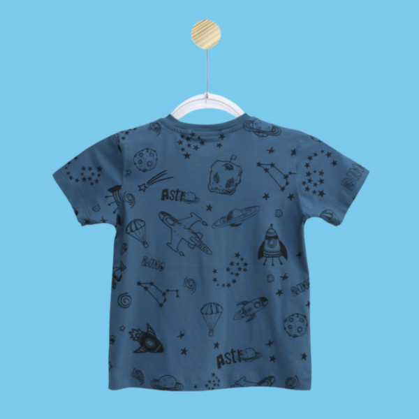 Blusa DinoSkate Espacial - Azul - Imagem 2