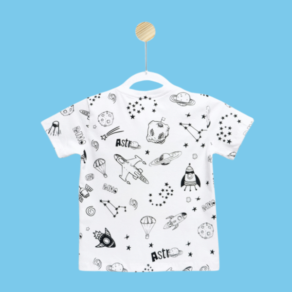 Blusa DinoSkate Espacial - Branca - Imagem 2