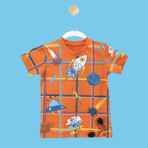 Blusa Espaço Sideral laranja