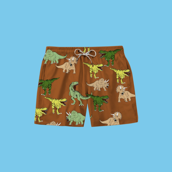 Short Tactel Dino Caramelo