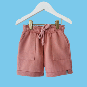 Bermuda Moletom com Bolso - Rosê