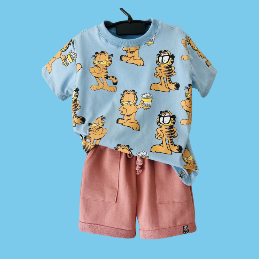 Bermuda Moletom com Bolso - Rosê - Imagem 2