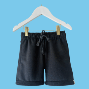 Bermuda Moletom com Bolso - Preta